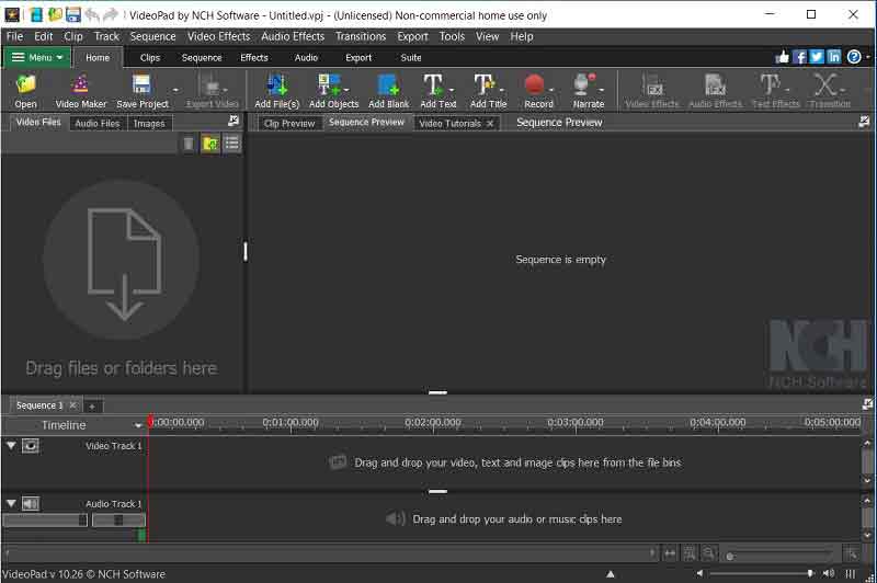 Movie Maker 代替 VideoPad