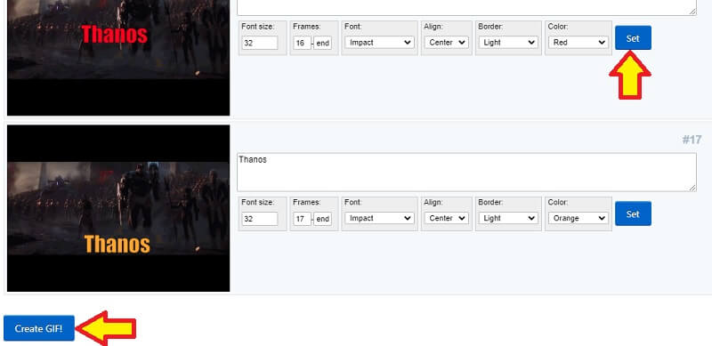 GIFにテキストを追加