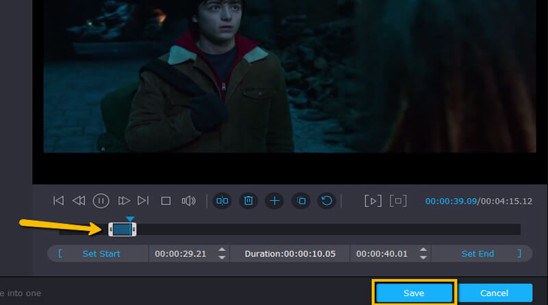 Vidmore Video Converterで動画をカット