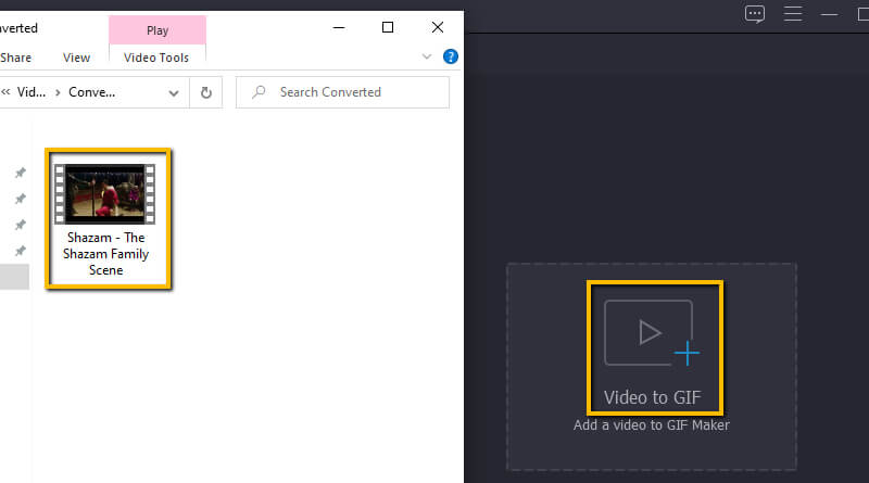 Vidmore Video ConverterにMOVファイルをアップロード