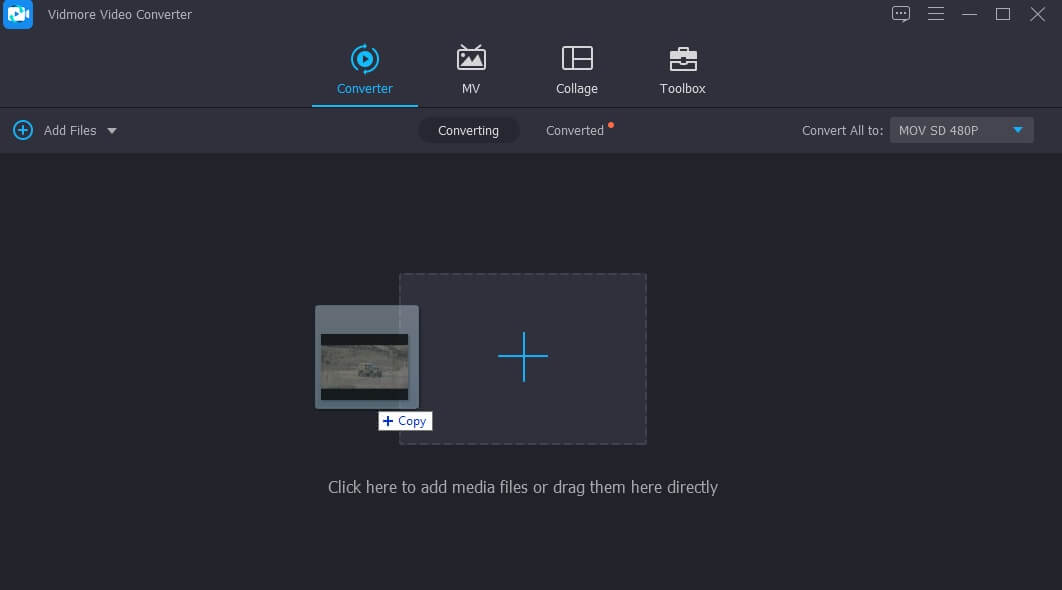 Vidmore VC 動画読み込み