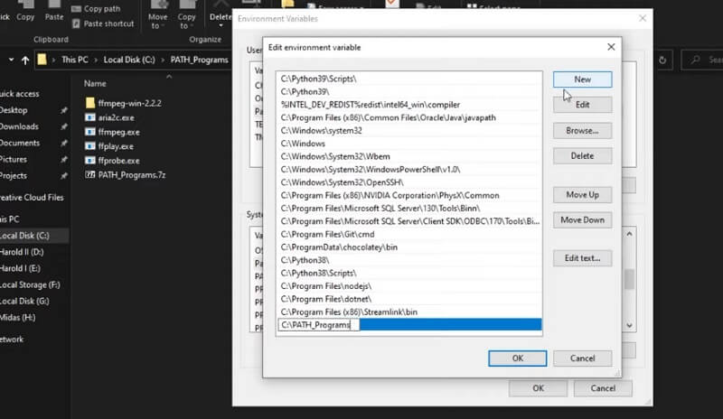 コマンドプロンプト FFmpegをインストール OGGからMP3へ