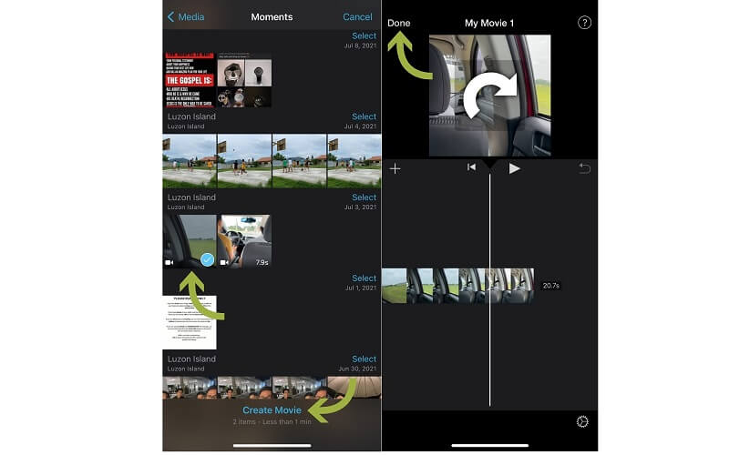 Kapwing MP4 動画を回転 動画をダウンロード