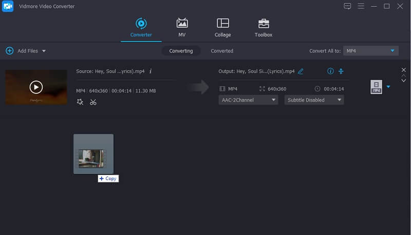 iMovie MP4 動画を回転 動画を保存