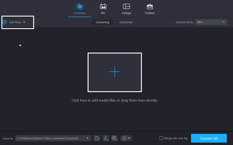 Vidmore VC 動画回転アプリ 動画を追加