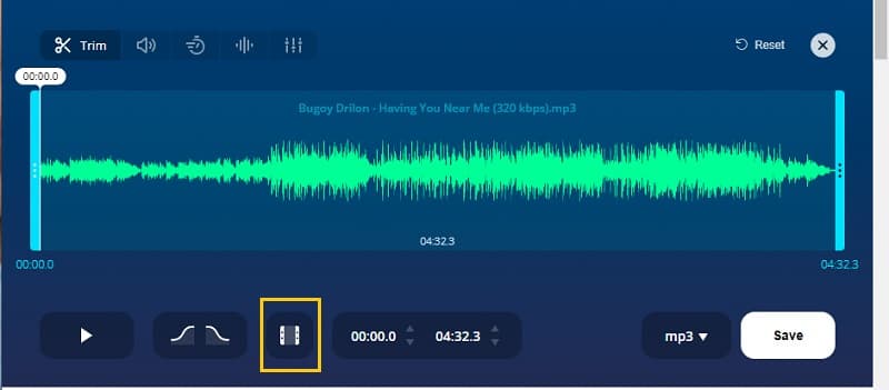 123appsでMP3ファイルを編集