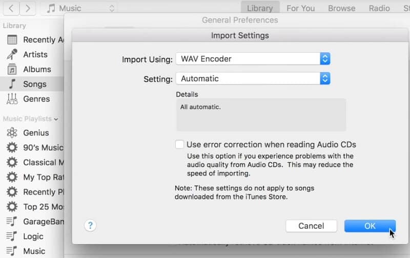 iTunesを使って変換