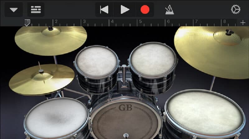 GarageBand オーディオエディター iPhone