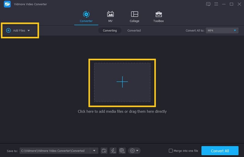 Vidmore MP3 ファイルを追加