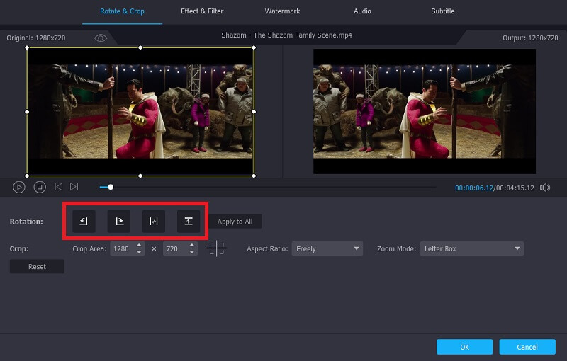 Vidmore で動画ファイルを反転する方法