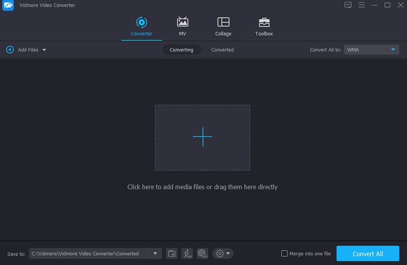 Vidmoreで動画ファイルを追加