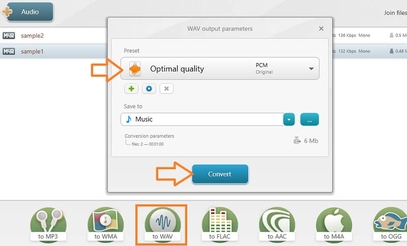 Freemake Audio Converter ファイル変換
