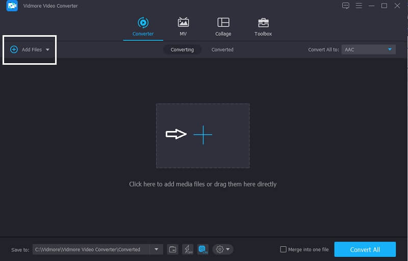 Vidmore OGG ファイルを追加
