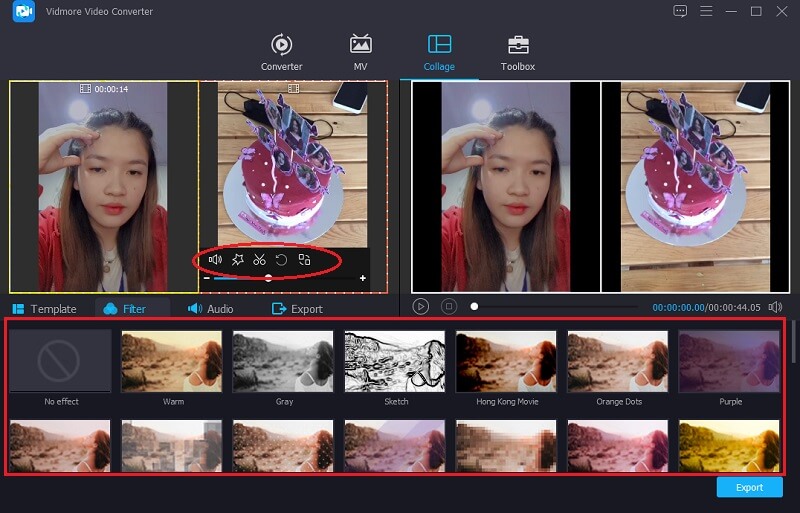 Vidmore 動画編集