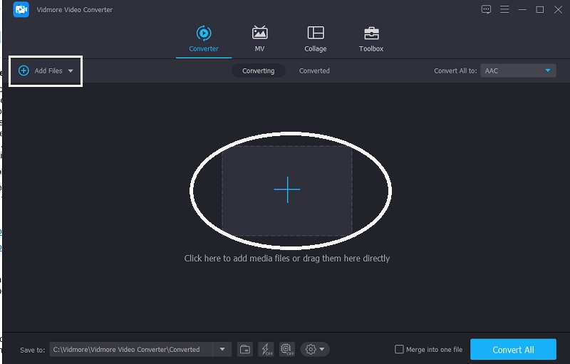 Vidmore ファイルの追加
