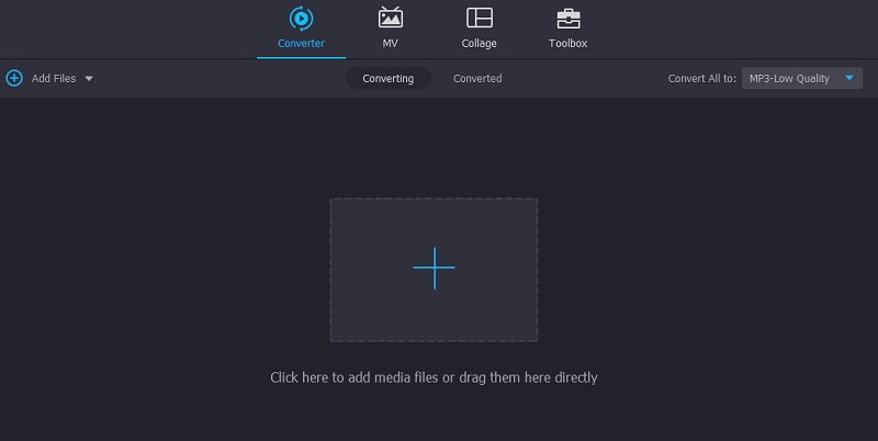 Vidmore AC3音声ファイルをアップロード