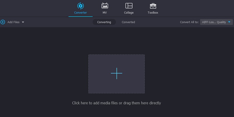 Vidmore WMA ファイルをアップロード