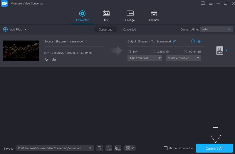 Vidmoreでファイルを変換