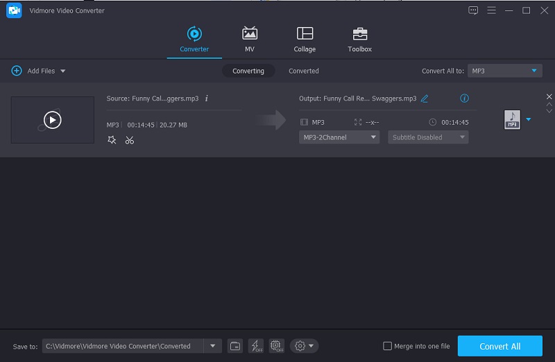MP3ファイルを変換