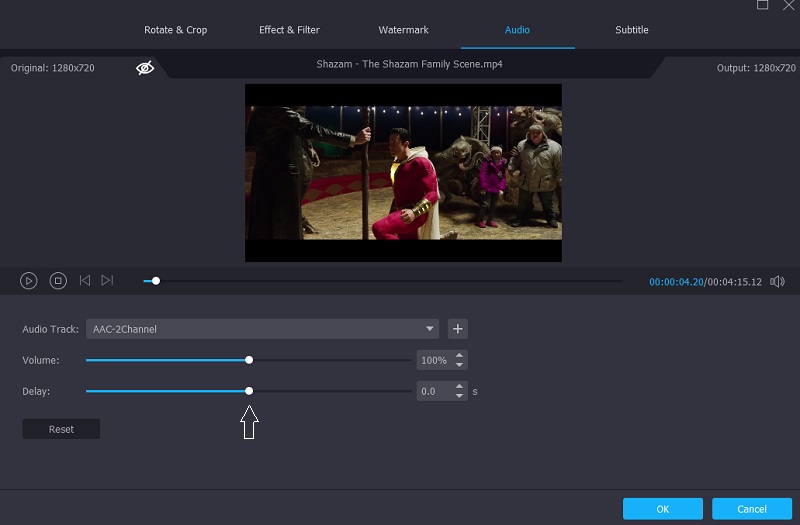 Vidmoreで音声遅延を修正