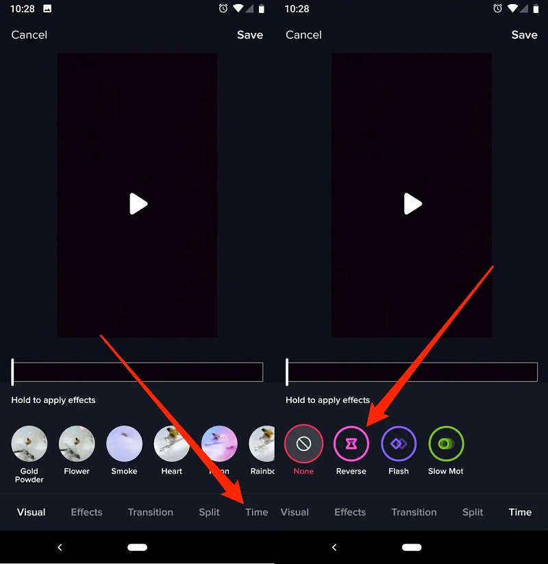 TikTok で音声を逆再生する方法