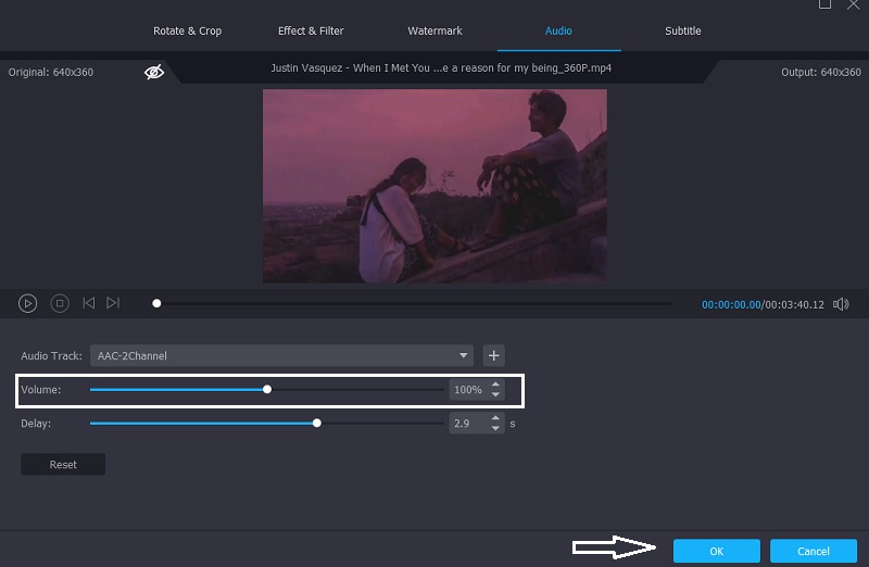 MP4音量を上げる Vidmore