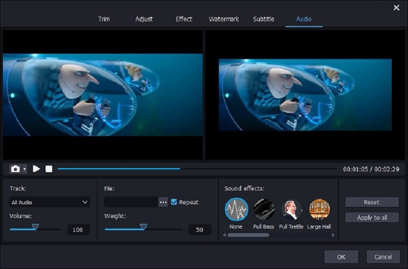 音量を上げる Joyashare