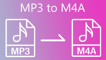 MP3 を M4A に変換