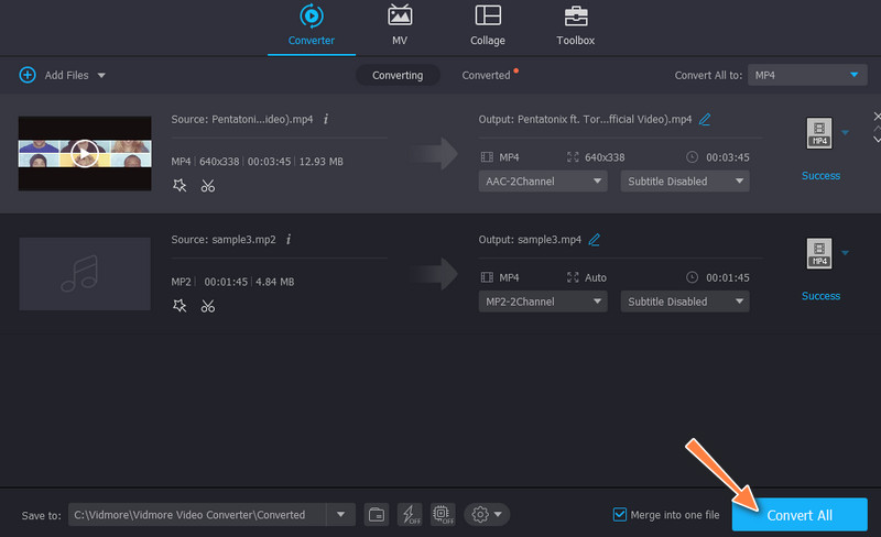 Vidmore 操作を確認