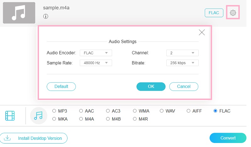 Vidmore Free 出力を編集