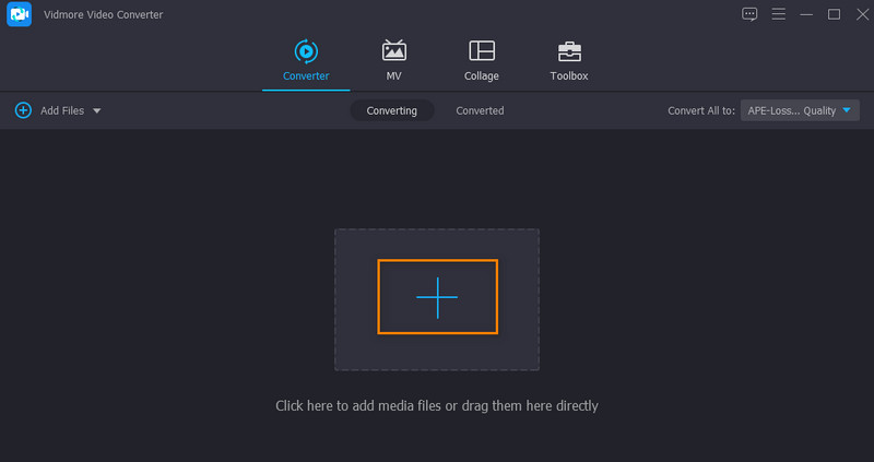 Vidmore 音声ファイルを読み込む