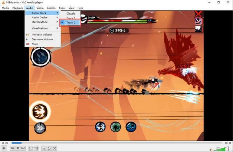 MKVに音声を追加 VLC Media Player