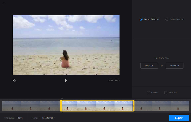 Clideo ムービーカッティング