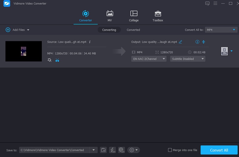 動画を変換する Vidmore