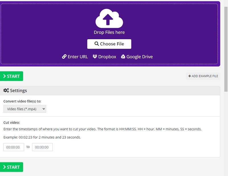 3GP ファイルをカット Video2Edit