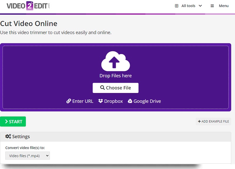 TSファイルをカット Video2Edit
