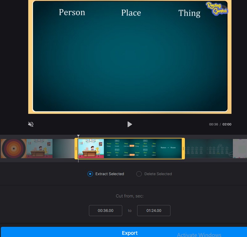 Clideo で動画をオンラインカット