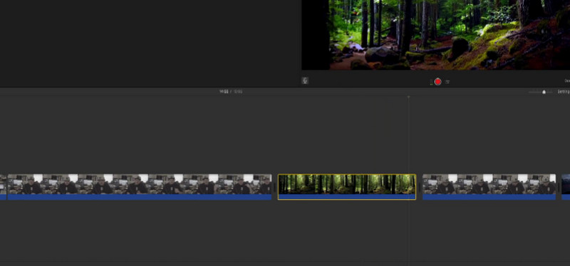 iMovieで動画をカット
