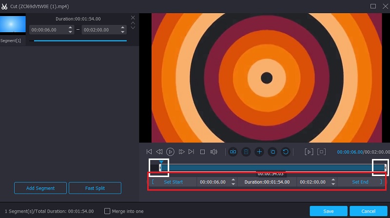 Trim Video Vidmore（動画をトリム Vidmore）