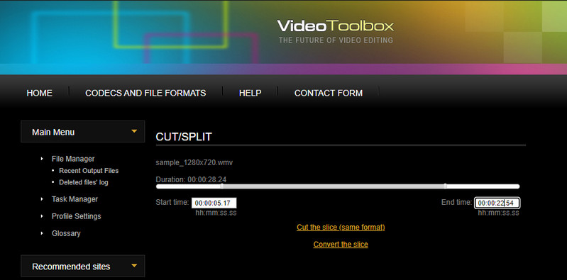 VideotoolboxでWMVをカット