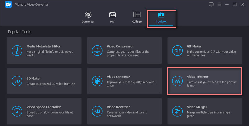 Vidmore トリマーへのアクセス