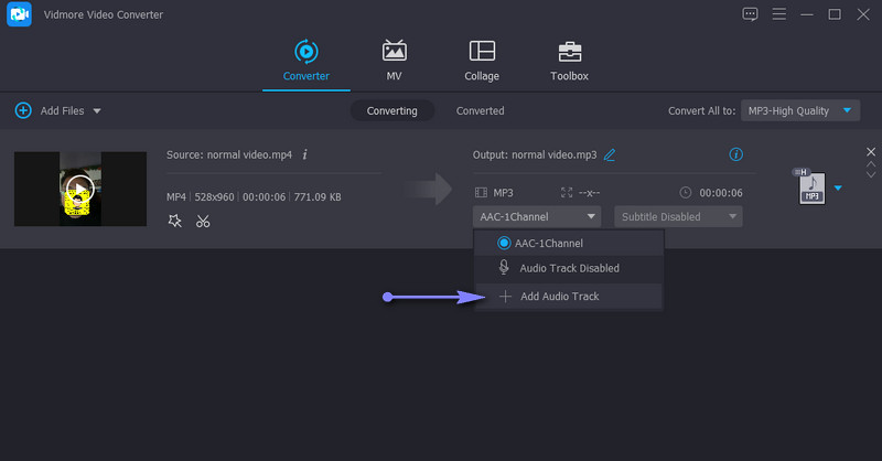 Vidmore スナップに音楽を追加