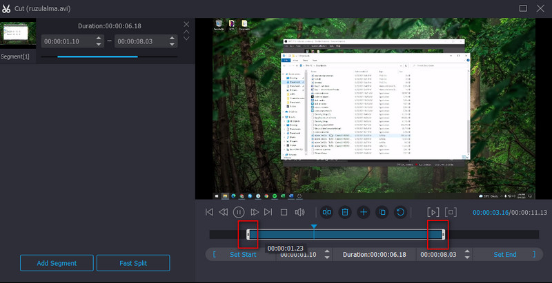Vidmore AVIカット