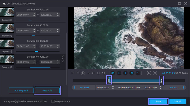 Vidmore VOB カット