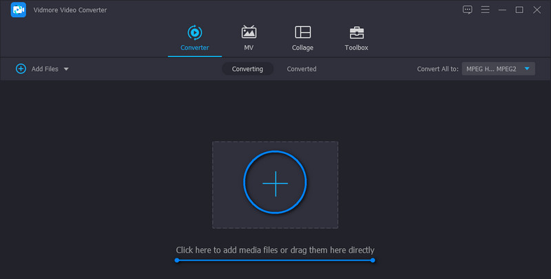 Vidmore MPEGアップロード
