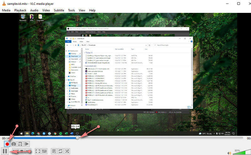 VLC MKV トリミング