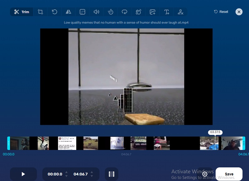 123apps で動画をカットする方法