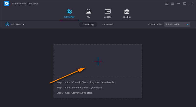Vidmore MP4ファイルのインポート