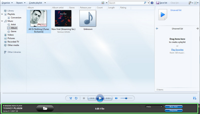 WMP プラグイン追加