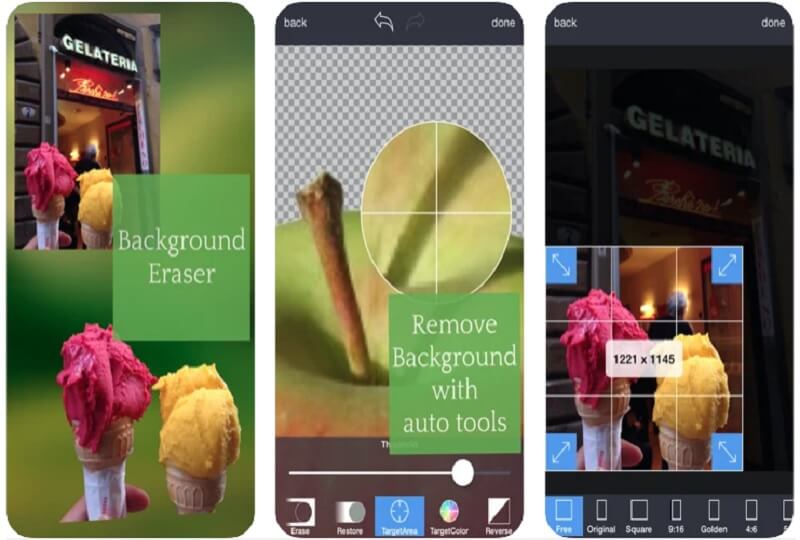 Background Eraser iPhone（背景消しゴム iPhone）